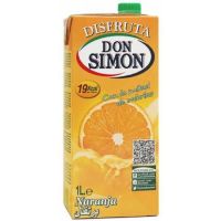 DISFRUTA DON SIMON NARANJA  BRIK 1L.X12 