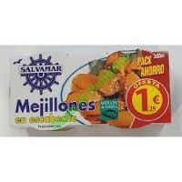 MEJILLONES ESCABECHE PACK2 RO-85 P.V.P 1.99EUR