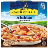ALUBIAS CON CHORIZO 330GR.